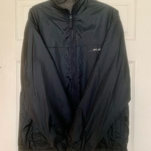 Buckle BKE ICE Men’s Winter Jacket 4 In One Navy Blue Tan Gray Great Condition